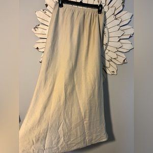 Adrianna papell linen dress maxi skirt